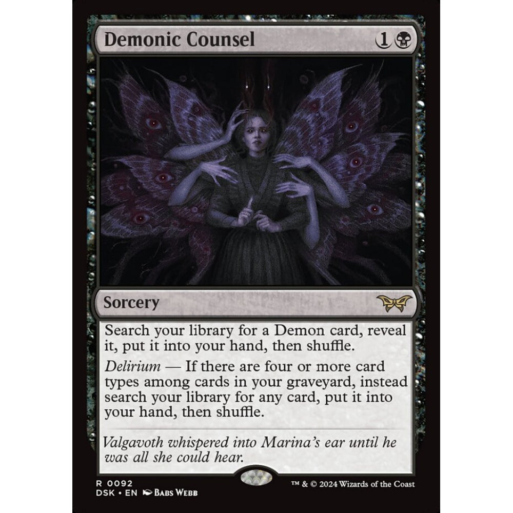 Demonic Counsel (R 92 DSK)