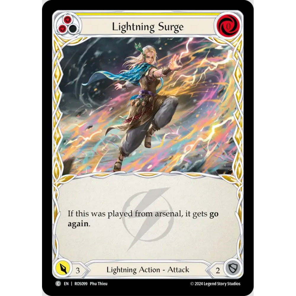 Lightning Surge (Yellow) (ROS099 C Regular)