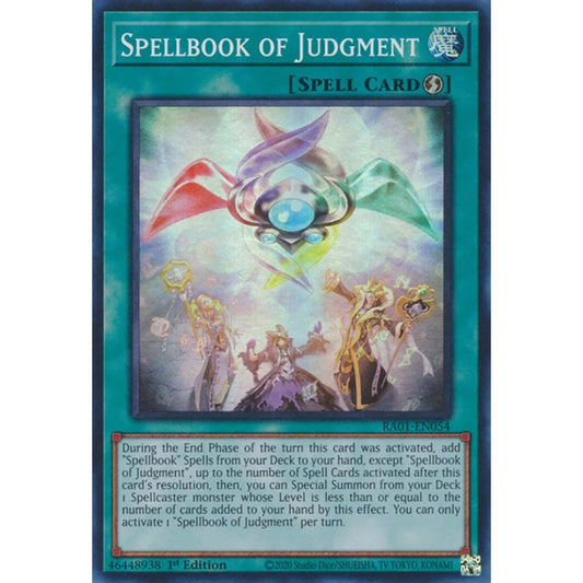 Yu-Gi-Oh! RA01-EN054 Spellbook of Judgment (Super Rare)