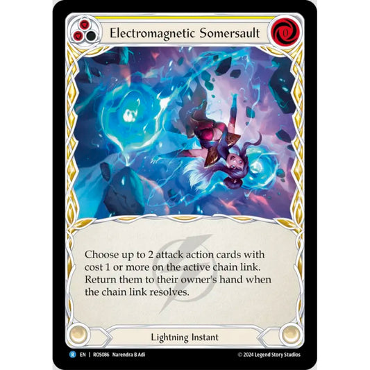 Electromagnetic Somersault (Yellow) (ROS086 R Rainbow foil)