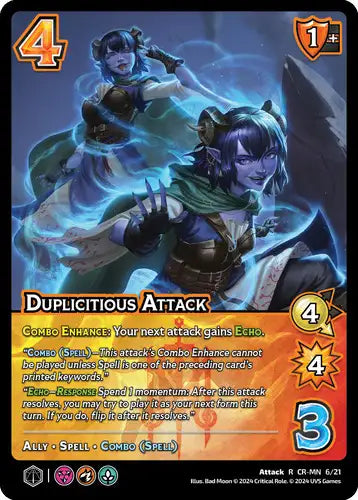 Duplicitious Attack (R CR-MN 6/21)