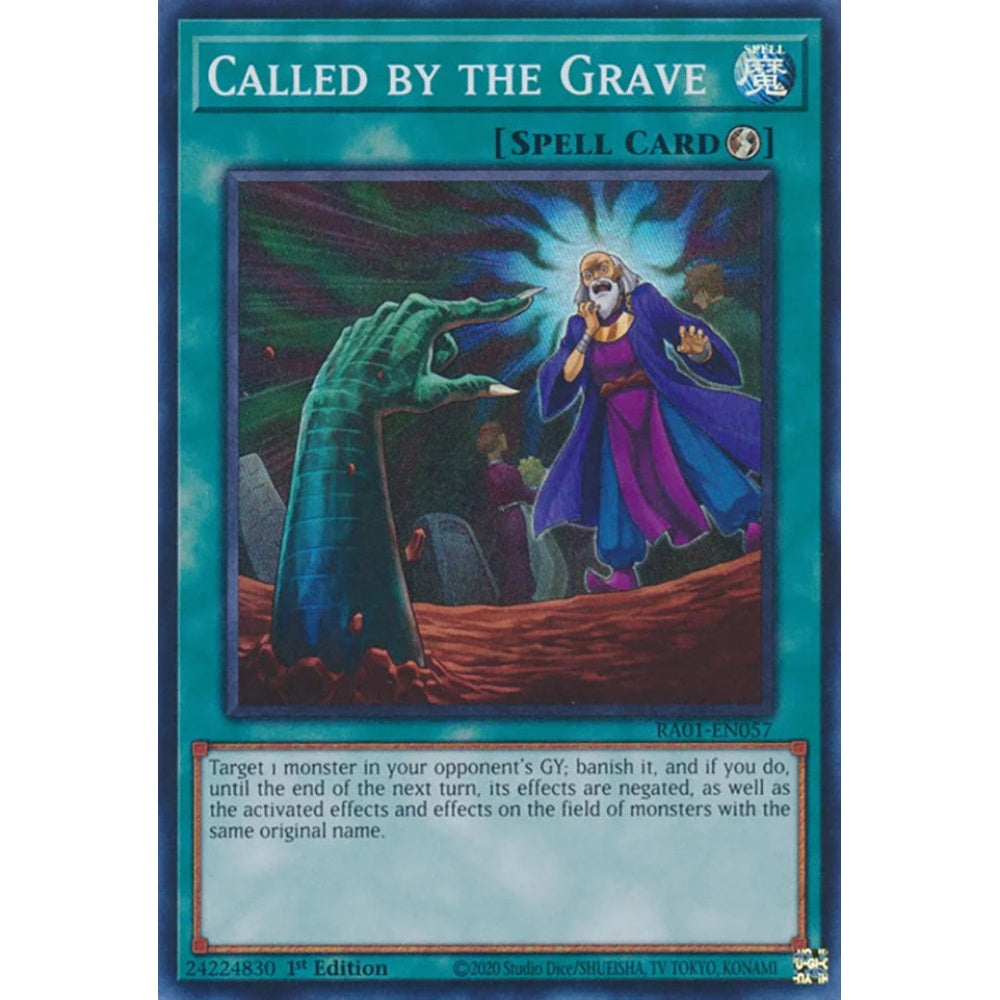 Yu-Gi-Oh! RA01-EN057 Called by the Grave (Super Rare)