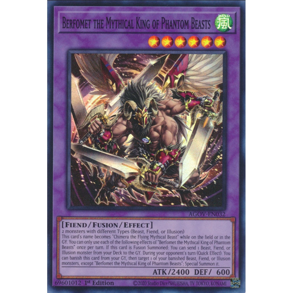 Berfomet the Mythical King of Phantom Beasts (AGOV-EN032)