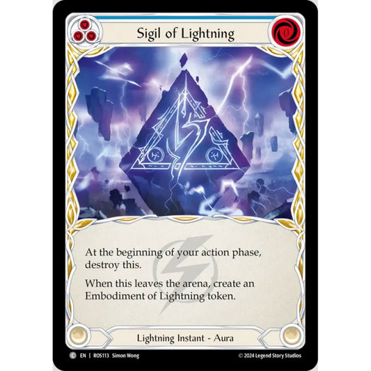 Sigil of Lightning (ROS113 C Regular)