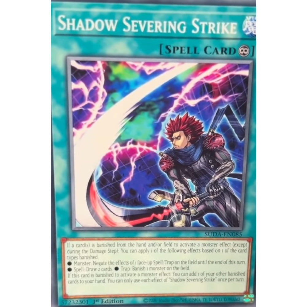 Shadow Severing Strike, SUDA-EN085, Common, Yu-Gi-Oh, Supreme Darkness