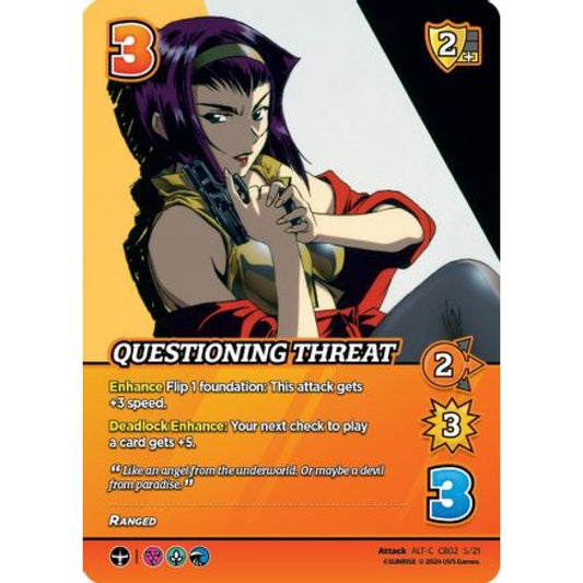 Questioning Threat  (C-ALT CB02 5/21)