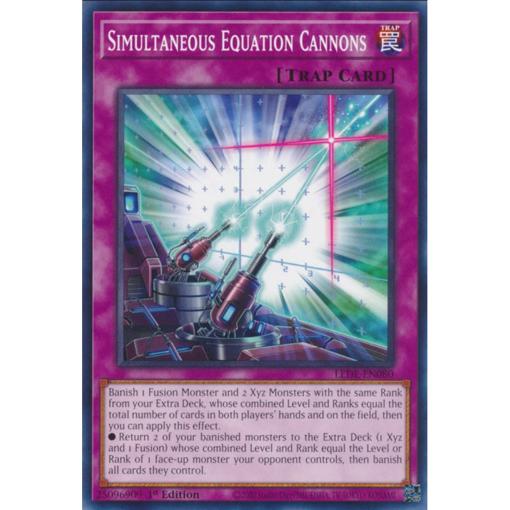 Simultaneous Equation Cannons (LEDE-EN080 Common)