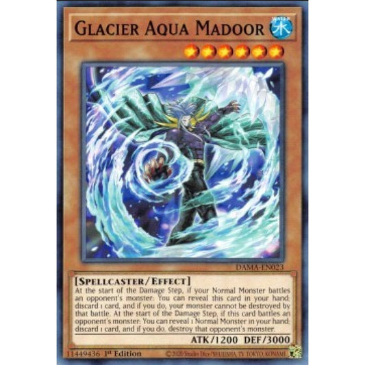 Yu-Gi-Oh! DAMA-EN023 Glacier Aqua Madoor (Common)