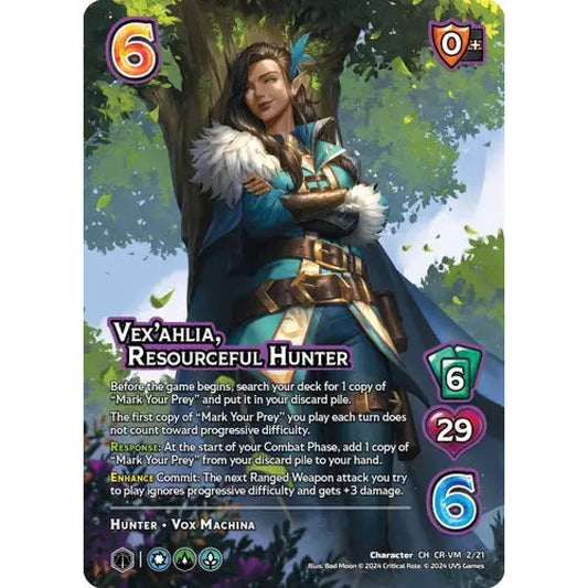 Vex'ahlia, Resourceful Hunter (CR CR-VM 2/21)