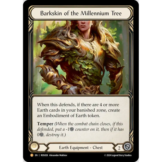 Barkskin of the Millennium Tree (ROS028 L Rainbow foil)