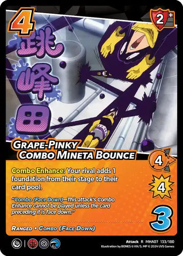 Grape-Pinky Combo Mineta Bounce (R MHA07 133/180)