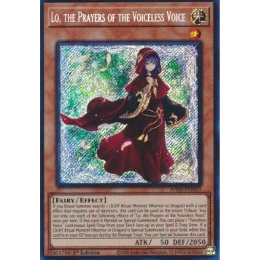 Yu-Gi-Oh! PHNI-EN019 Lo, the Prayers of the Voiceless Voice