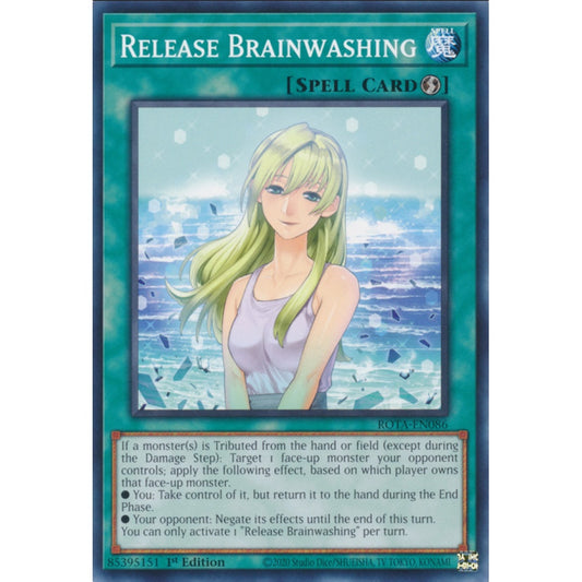 Release Brainwashing, ROTA-EN086, Common, Yu-Gi-Oh, Rage of the Abyss