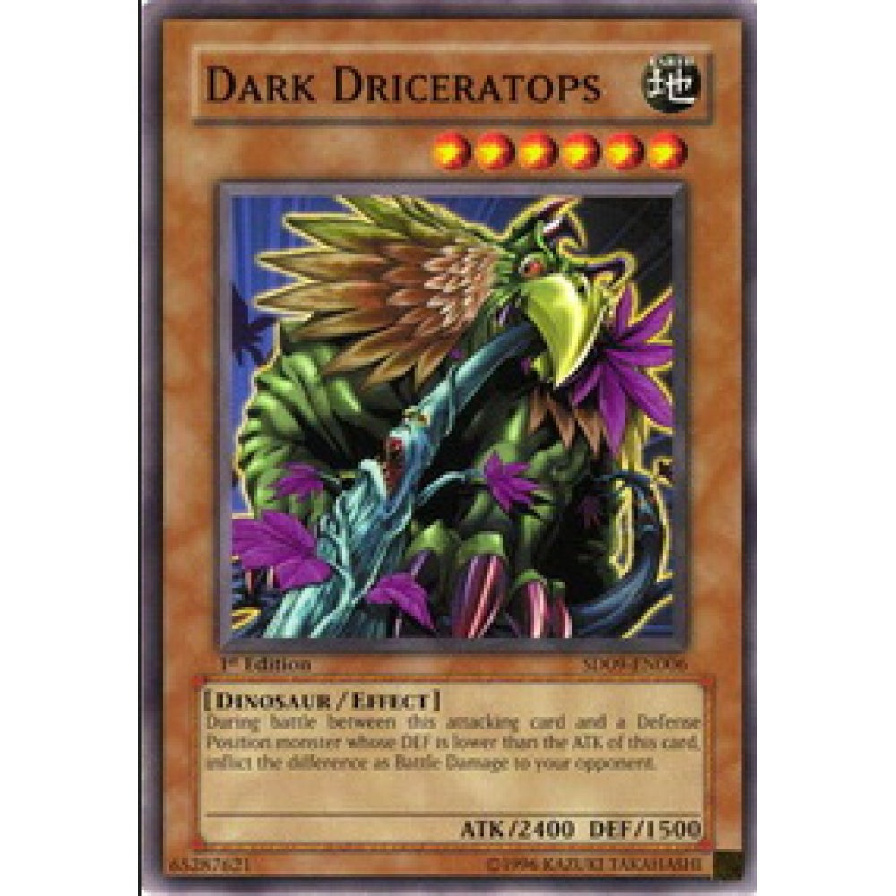 Yu-Gi-Oh! SD09-EN006 Dark Driceratops (Common)