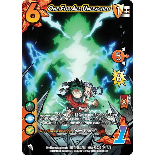 One For All Unleashed (MHA-PSC23 P 7) Foil