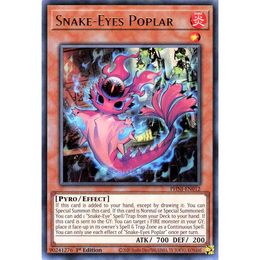 Yu-Gi-Oh! PHNI-EN012 Snake-Eyes Poplar