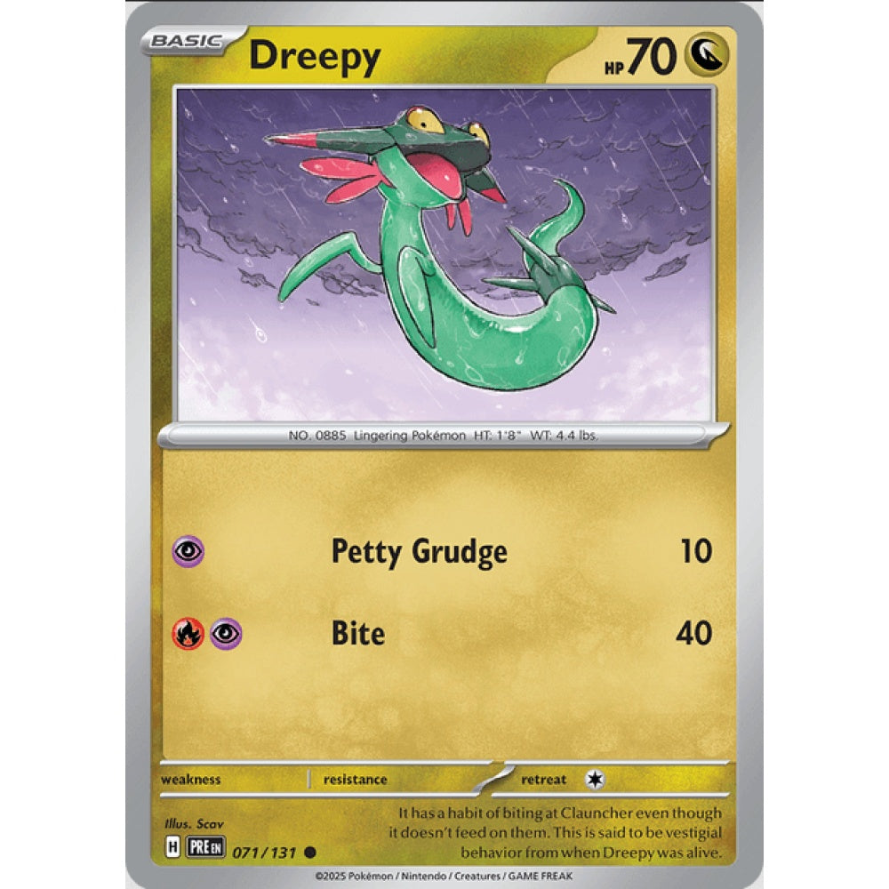 Dreepy, Common, 071/191, Pokemon Card Game, Prismatic Evolutions