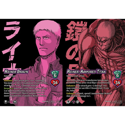 Reiner Braun//Reiner, Armored Titan (CH-R AOT01 17/297) (Non-Foil)