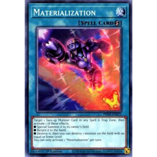 Yu-Gi-Oh! PHNI-EN071 Materialization