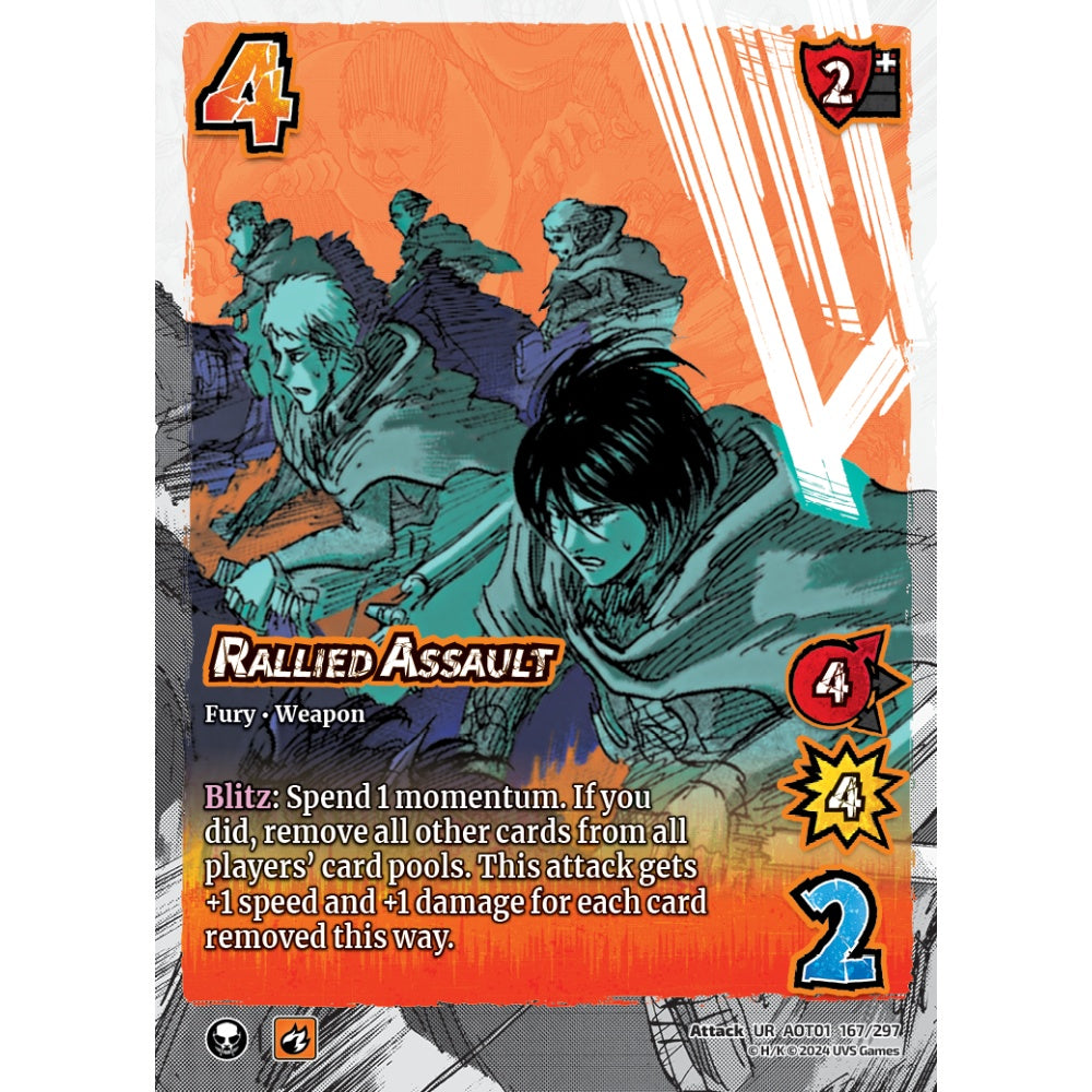 Rallied Assault (UR AOT01 167/297)