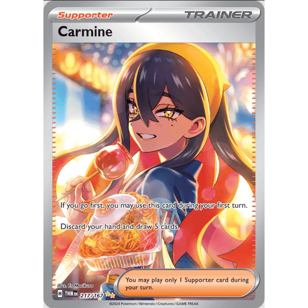 Carmine, Special Art Rare, 217/167, Pokemon Card Game, Twilight Masquerade