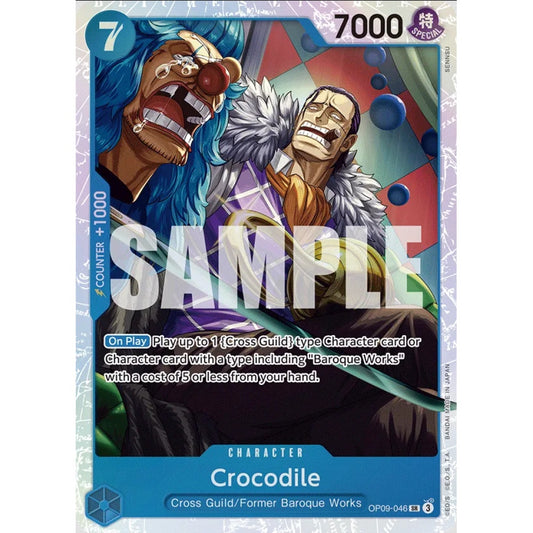 Crocodile, SR, OP09-046, One Piece Card Game, OP09 Emperors in the New World