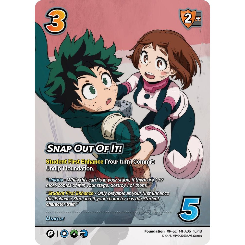 Snap Out Of It!, 16/18, MHA06, Universus, MHA06 Jet Burn, nan