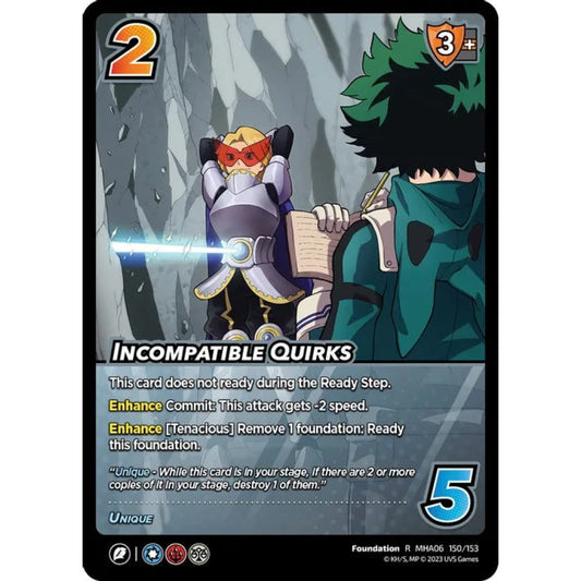 Incompatible Quirks (R MHA06 150/153) (Foil)