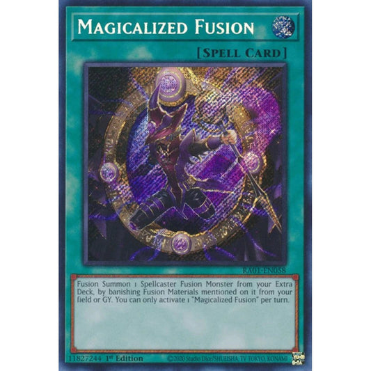 Yu-Gi-Oh! RA01-EN058 Magicalized Fusion (Secret Rare)