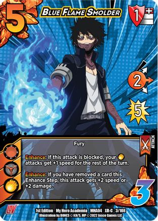 Blue Flame Smolder  (XR-C MHA04 003/108)