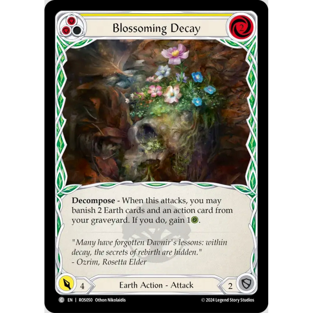 Blossoming Decay (Yellow) (ROS050 C Regular)