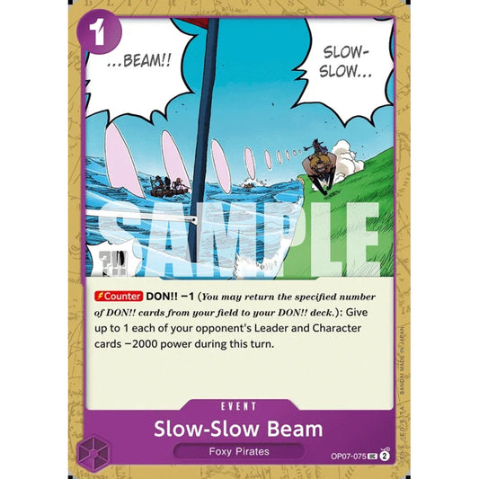 Slow-Slow Beam (UC OP07-075)