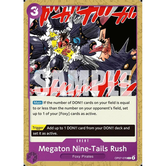 Megaton Nine-Tails Rush (C OP07-078)