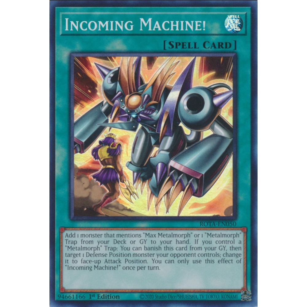 Incoming Machine!, ROTA-EN050, Super, Yu-Gi-Oh, Rage of the Abyss