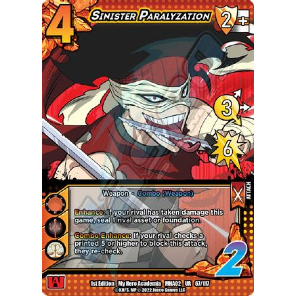 Sinister Paralyzation (UR MHA02 67/117)