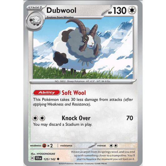 Dubwool (SCR 125/142 Uncommon)