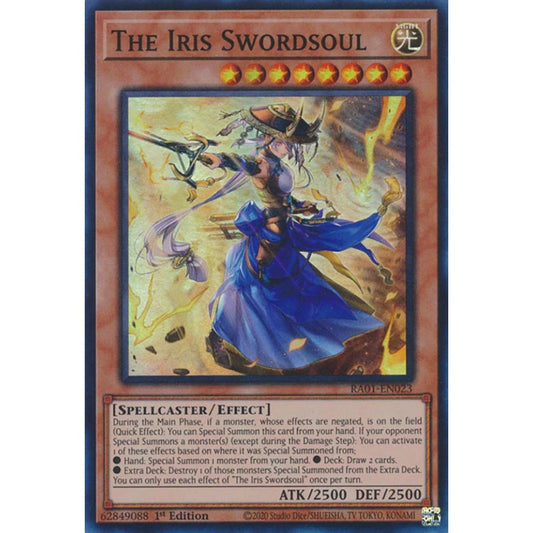 Yu-Gi-Oh! RA01-EN023 The Iris Swordsoul (Super Rare)