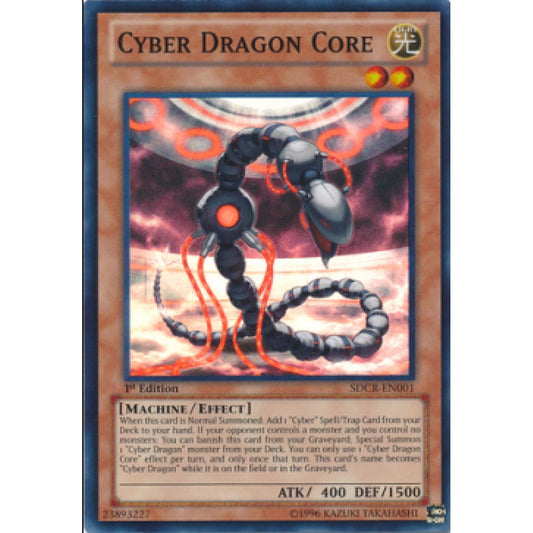 Yu-Gi-Oh! SDCR-EN001 Cyber Dragon Core (Super Rare)