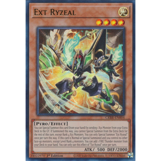 Ext Ryzeal, CRBR-EN004, QCR, Yu-Gi-Oh, Crossover Breakers