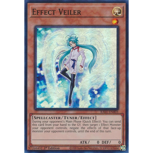 Yu-Gi-Oh! RA01-EN003 Effect Veiler (Ultra Rare)