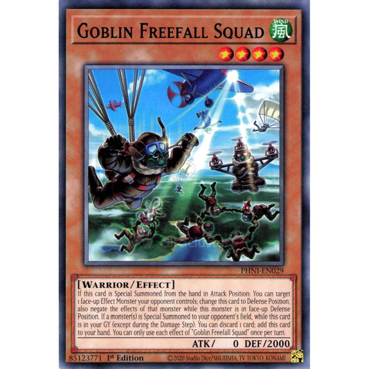 Yu-Gi-Oh! PHNI-EN029 Goblin Freefall Squad