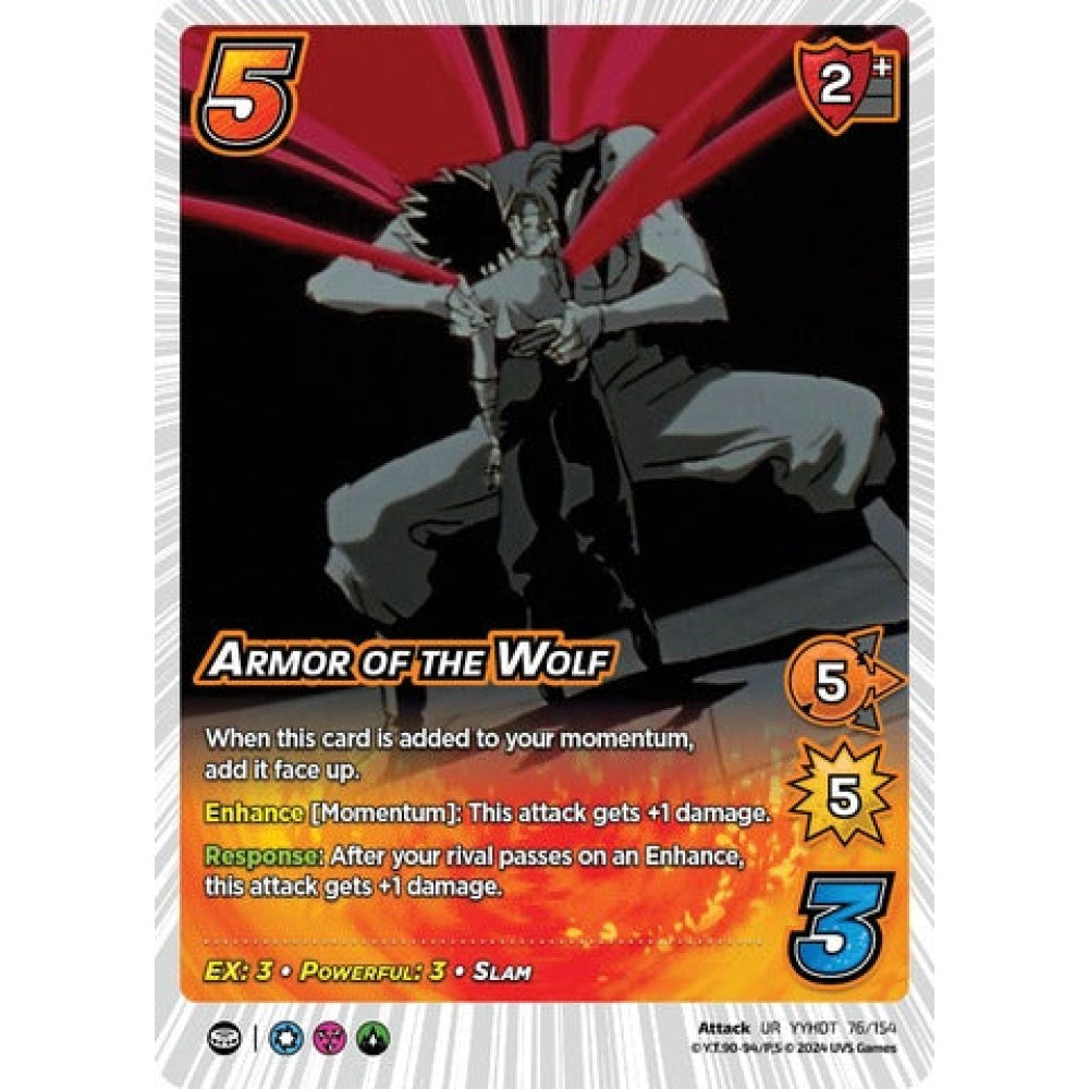 Armor of the Wolf, 76/154, UR, UniVersus, Yu Yu Hakusho: Dark Tournament