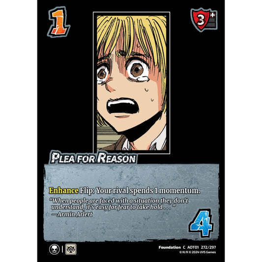 Plea for Reason (C AOT01 272/297)