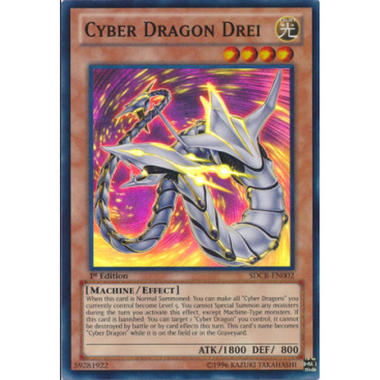 Yu-Gi-Oh! SDCR-EN002 Cyber Dragon Drei (Super Rare)