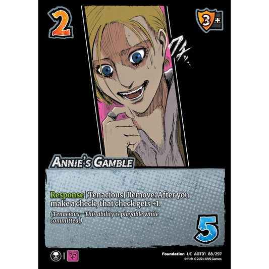 Annie's Gamble (UC AOT01 88/297)