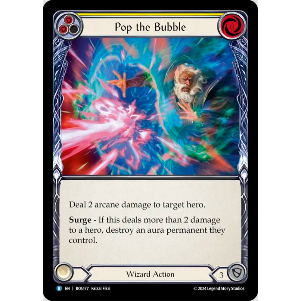 Pop the Bubble (Yellow) (ROS177 R Rainbow foil)