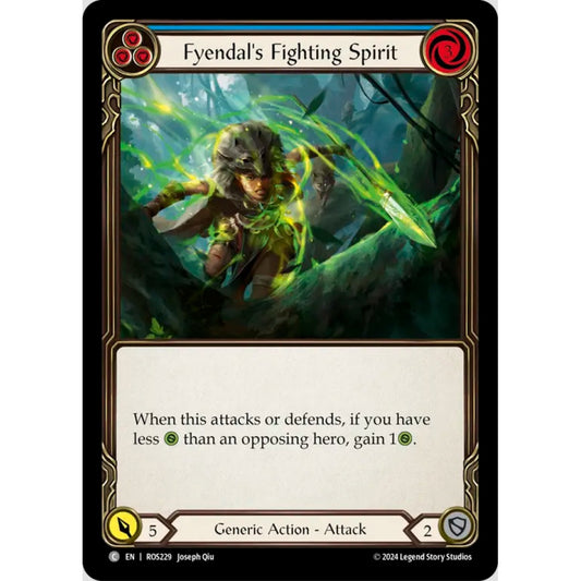 Fyendal's Fighting Spirit (Blue) (ROS229 C Regular)