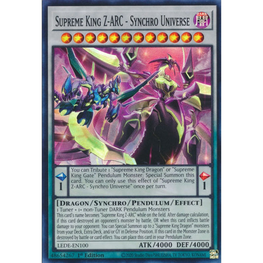 Supreme King Z-ARC - Synchro Universe (LEDE-EN100 Super)