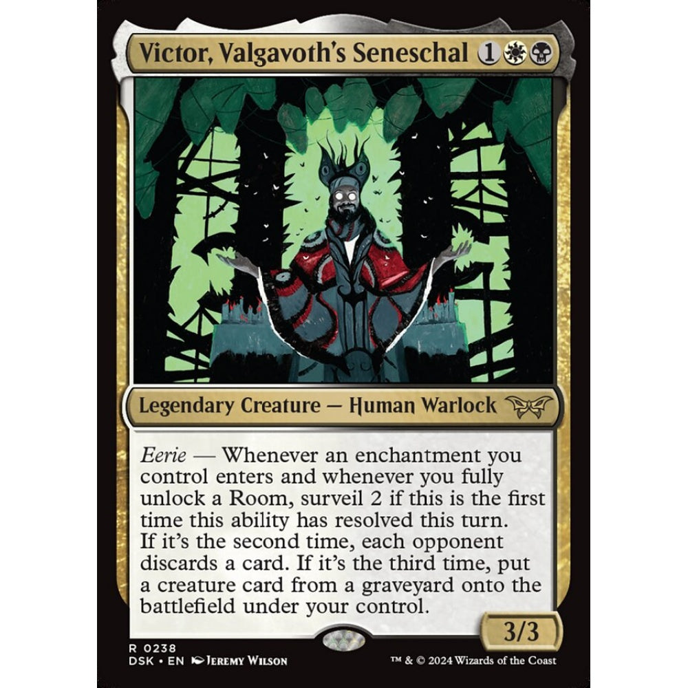 Victor, Valgavoth's Seneschal (R 238 DSK Foil)