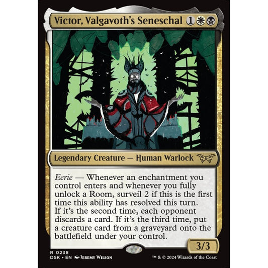 Victor, Valgavoth's Seneschal (R 238 DSK Foil)